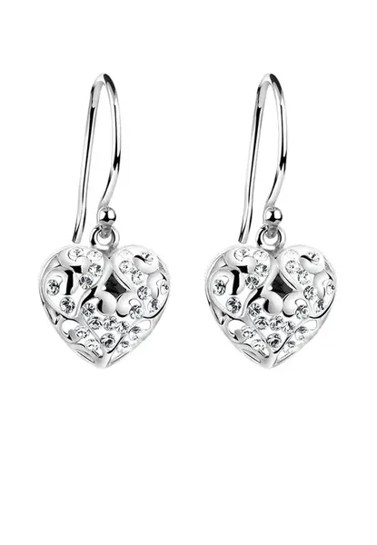 Nenalina Náušnice 'Herz'  strieborná