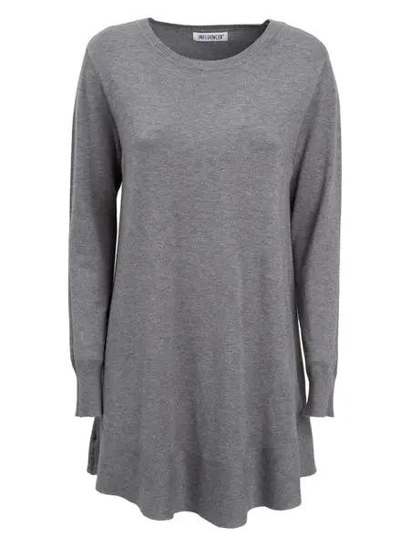 Influencer Sveter  sivá