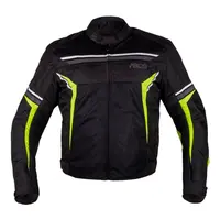 Pánská moto bunda BOS Laganas Black/Yellow M