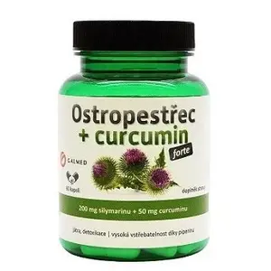 Ostropestřec+curcumin forte 60 kapslí Galmed