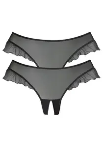 PETITE FLEUR Ouvert  čierna