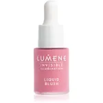 Lumene Invisible Illumination tekutá tvářenka pro rozjasnění pleti odstín Frosty Petal 15 ml