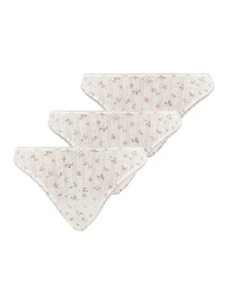 Lindex Tangá  zelená / ružová / šedobiela