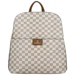 Módní dámský koženkový batůžek Coveri Nomen, hnědý