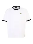 Lyle & Scott Big&Tall Tričko 'Ringer'  čierna / biela