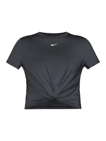 NIKE Funkčné tričko 'One Classic'  čierna / biela