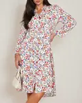 Resti Women's midi patterned dress