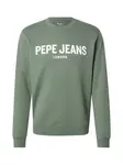 Pepe Jeans Mikina  zelená / biela