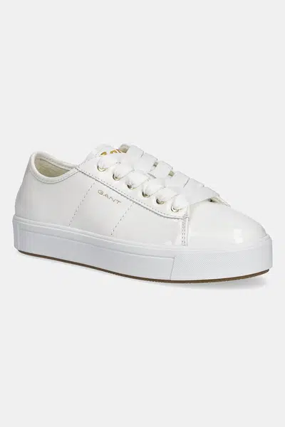 Kožené sneakers boty Gant Avino bílá barva, 30531829.G29