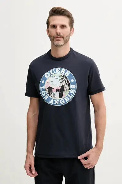 Bavlněné tričko Guess