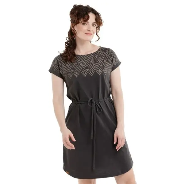 Bushman Dámské bavlněné šaty Baranka, hnědé S