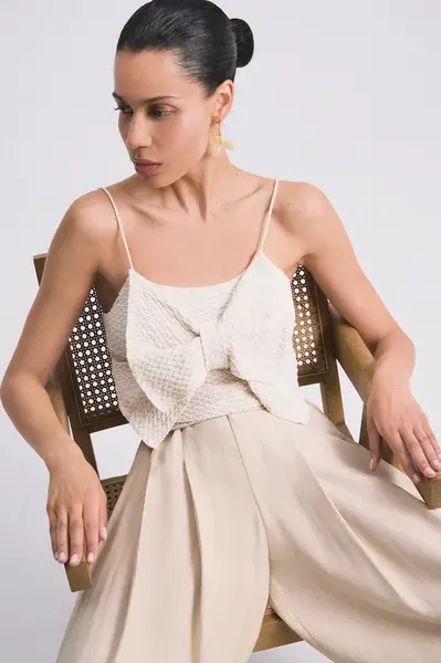 Halenka Answear.LAB dámská, béžová barva, hladká