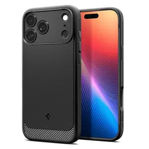 Spigen Rugged Armor MagSafe, iPhone 17 Pro, černý