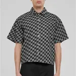 Men's shirt with print - black