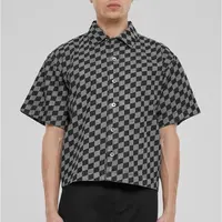 Men's shirt with print - black
