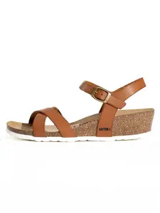 Bayton Remienkové sandále 'Canberra'  hnedá / čierna