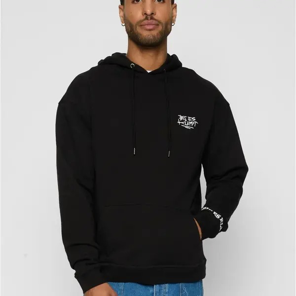 Men's hoodie BEK x DEF black