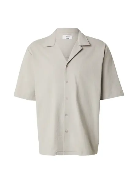 DAN FOX APPAREL Košeľa 'Roman'  svetlosivá