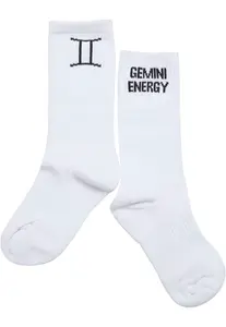 Ponožky zvěrokruhu blíženci bílé