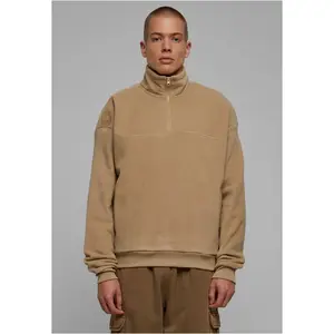 Basic Polar Fleece Troyer Warm Sand