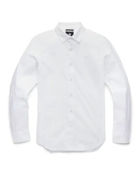 G-STAR Košeľa 'Dressed Super Slim'  biela