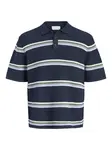 Jack & Jones Junior Tričko 'Maine'  tmavomodrá / biela