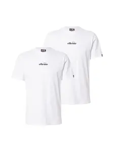 ELLESSE Tričko 'Ollio'  čierna / biela