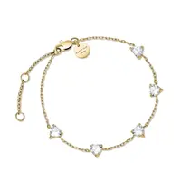 Rosefield Pozlacený náramek s krystaly JBRHG-J1013