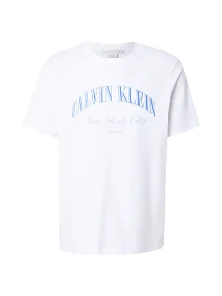 Calvin Klein Jeans Tričko  modrá / biela