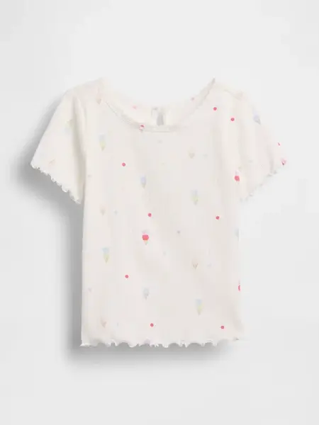 Dětské žebrované triko GAP