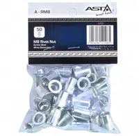 Maticové nýty M3 x 10 mm, s plochou hlavou, ocel, balení 50 ks - ASTA Velikost: M8x18 mm