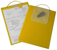 EICHNER Desky na dokumenty A4 s magnetickým uzávěrem, žluté - Magnetic 9219-00671 Barva: žlutá