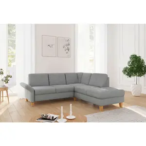 Sit & More ROHOVÁ SEDAČKA, textil, šedá