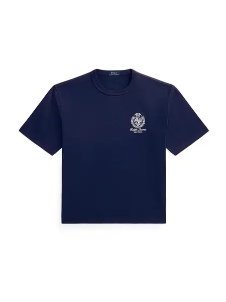 Polo Ralph Lauren Tričko  námornícka modrá / biela