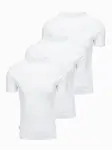 Sada pánskych tričiek Ombre BASIC - 3x biele