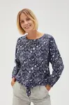 Marisse Women's Shirt L-Ko-4617 Navy