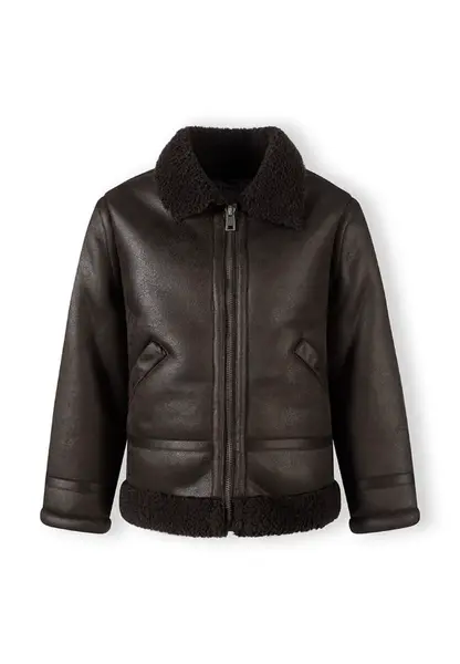 MINOTI Prechodná bunda  tmavohnedá