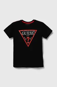Guess Dětské bavlněné tričko Guess