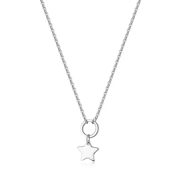 S'Agapõ Náhrdelník s hvězdou Happy SHAC53