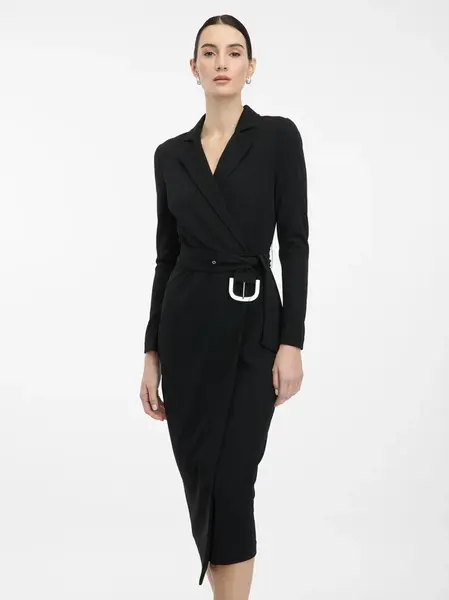 Black women's midi dress ORSAY - Women's