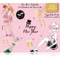 Spa Moments Happy New Year Sparkling Bath Bombs kalendár odpočítavania do Nového roka