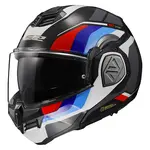 Překlopná moto přilba LS2 FF906 Advant Sport Gloss Black Blue Red P/J S (55-56)