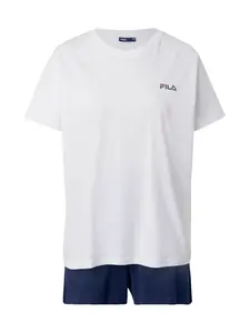 FILA Kraťasy  tmavomodrá / červená / biela