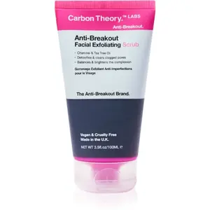 Carbon Theory Anti-Breakout Facial Exfoliating osviežujúci peeling na tvár pre problematickú pleť, akné 100 ml