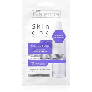 Bielenda Skin Clinic Professional Niacinamide nočná revitalizačná maska pre obnovu pleti pre problematickú pleť, akné 8 g