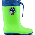 Coqui RAINY COLLAR Detské čižmy, svetlo zelená, veľkosť