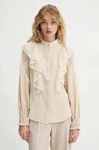 Košile s příměsí lnu Bruuns Bazaar