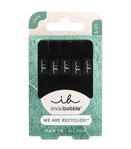 Invisibobble Hair Tie gumička do vlasů 5 ks black