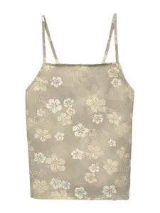 Pull&Bear Top  béžová / krémová / kaki