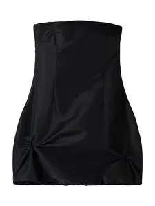 Bershka Šaty  čierna